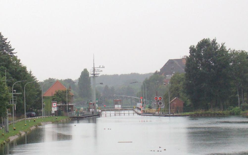 Schleuse Linden, Oberwasser