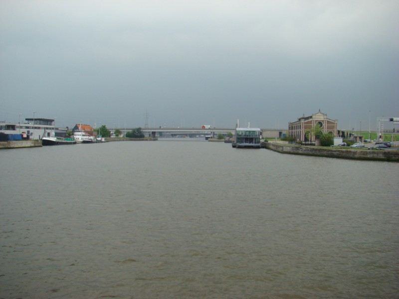 Albertkanal, das Ende in Antwerpen