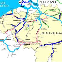 Wasserstrassen in Belgien