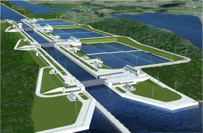 Panamakanal - neue Schleuse