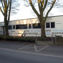 Schaustelle Kanal in Münster, Außenansicht